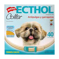 ECTHOL COLLAR PERROS CHICOS PARA CONTROL DE PULGAS Y GARRAPATAS 40cm