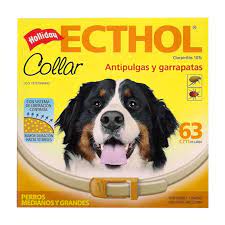 ECTHOL COLLAR PERROS GRANDES PARA CONTROL DE PULGAS Y GARRAPATAS 63CM