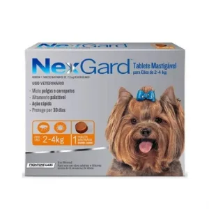 NEXGARD DESPARASITANTE PERRO P DE 2 A 4 KG