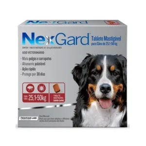 NEXGARD DESPARASITANTE PERRO XG DE 25.1 A 50KG - Imagen 1