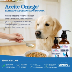 OHMYDOG ACEITE DE PESCADO OMEGA 3 250ML