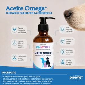 OHMYDOG ACEITE DE PESCADO OMEGA 3 250ML