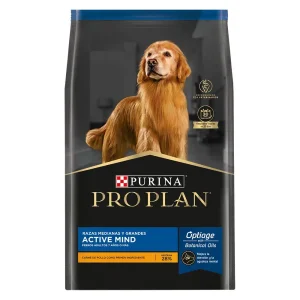 PRO PLAN SENIOR ACTIVE MIND RAZA MEDIANA Y GRANDE OPTIAGE 3KG, 7.5KG Y 13KG