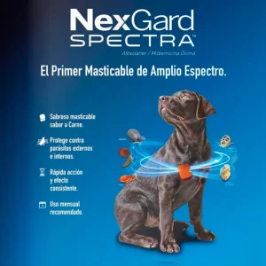 NEXGARD SPECTRA PERRO XS 2 A 3.5KG