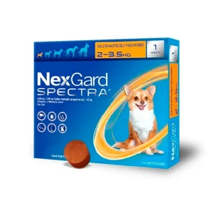 NEXGARD SPECTRA PERRO XS 2 A 3.5KG