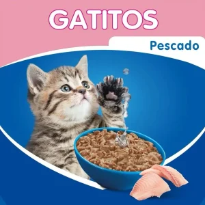 CAT CHOW SOBRE GATITO PESCADO 85GR