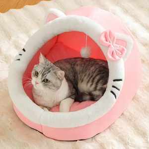 CAMA PARA GATO ROSADA