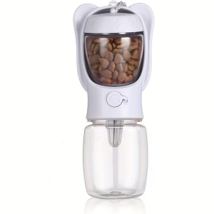 DISPENSADOR DE COMIDA Y AGUA PORTATIL 350ML
