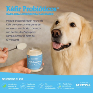 OHMYDOG KEFIR PROBIOTICO 9oz